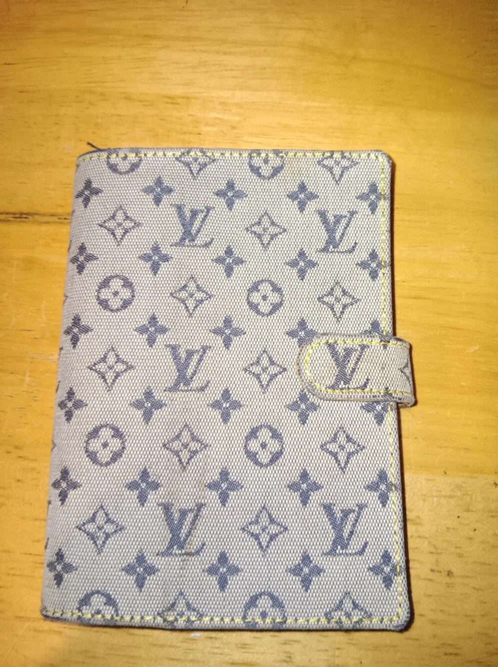 Louis Vuitton Denim Mini Lin Agenda Organzier
